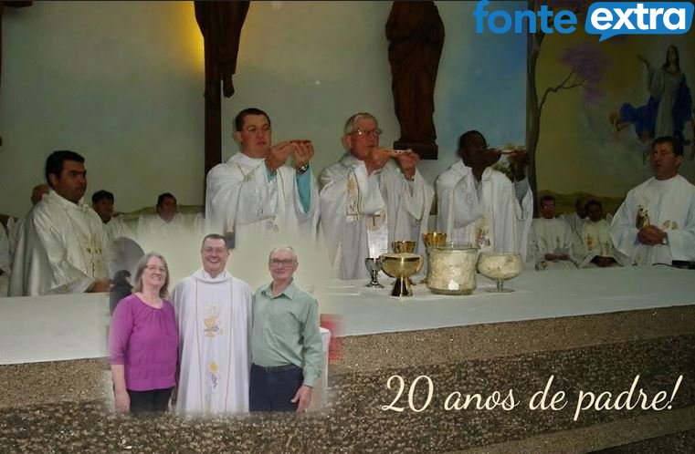 Os 20 anos da ordenação e trajetória do padre Fábio Welter com passagem por Santa Helena