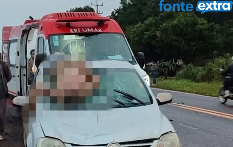 (Atualizada) Pedestre morre atropelado na saída de Missal para Medianeira nesta manhã (vídeo)