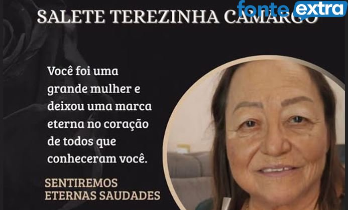 Falece aos 67 anos, Salete Camargo
