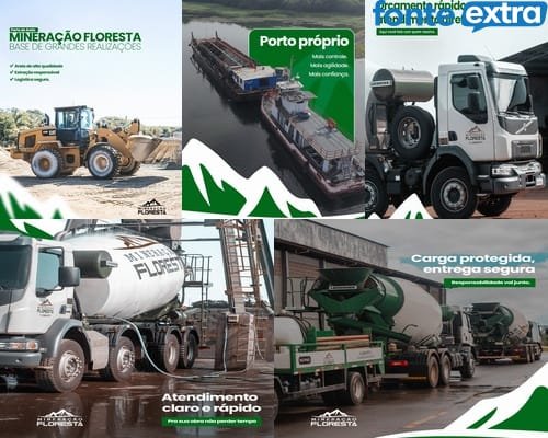 Mineração Floresta garante agilidade e alto padrão de concreto direto nas obras em Santa Helena e região