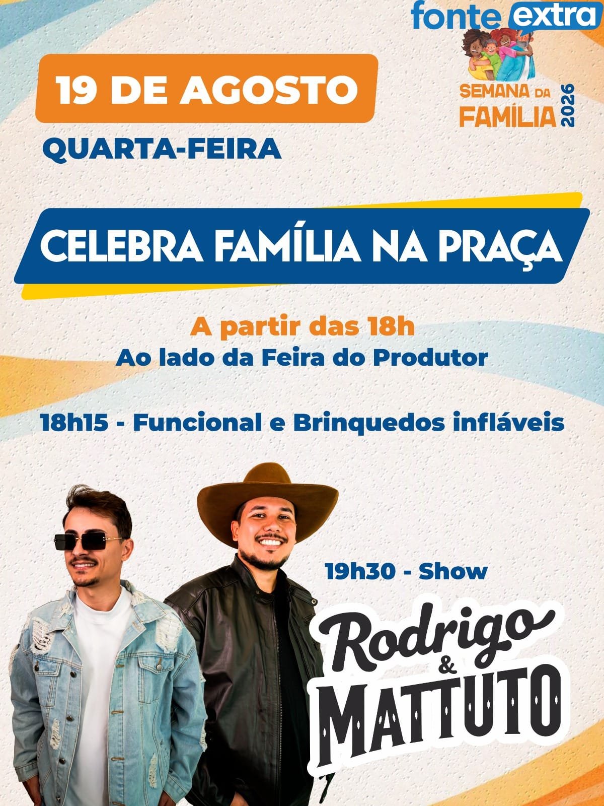 Prefeitura de Santa Helena promove Celebra Família com cinema, música e lazer