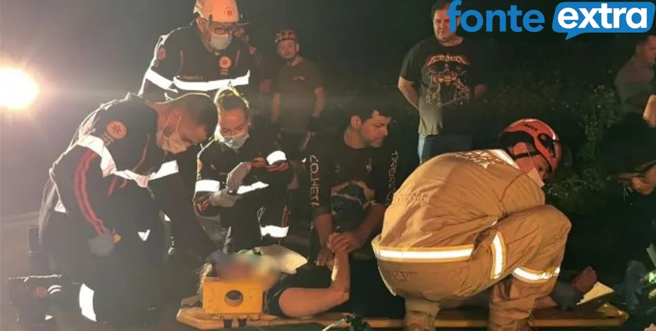 Colisão com vítimas graves mobiliza grande aparato na PR-495 e envolve santa-helenense