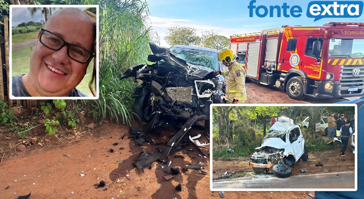 Homem morre em colisão entre carro e caminhonete na PR-180