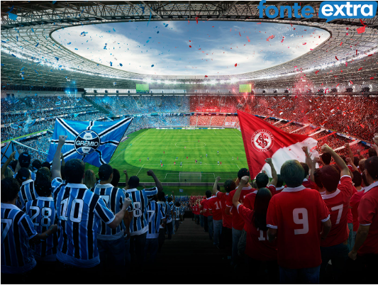 Internacional e Grêmio empatam sem gols em Grenal truncado pela Copa do Brasil