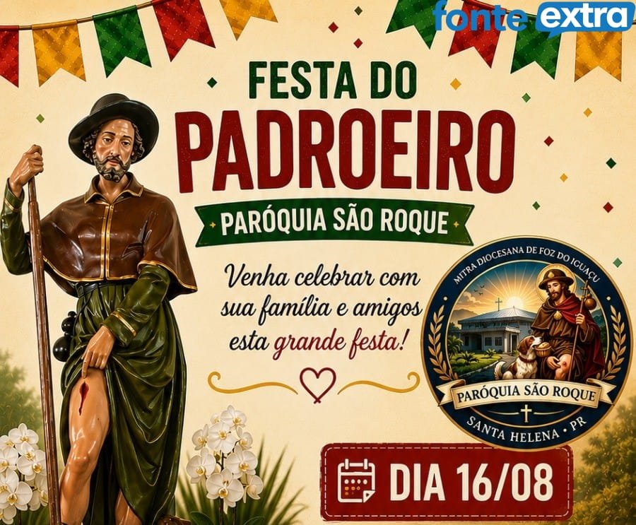 Paróquia São Roque celebra pela primeira vez a Festa do Padroeiro