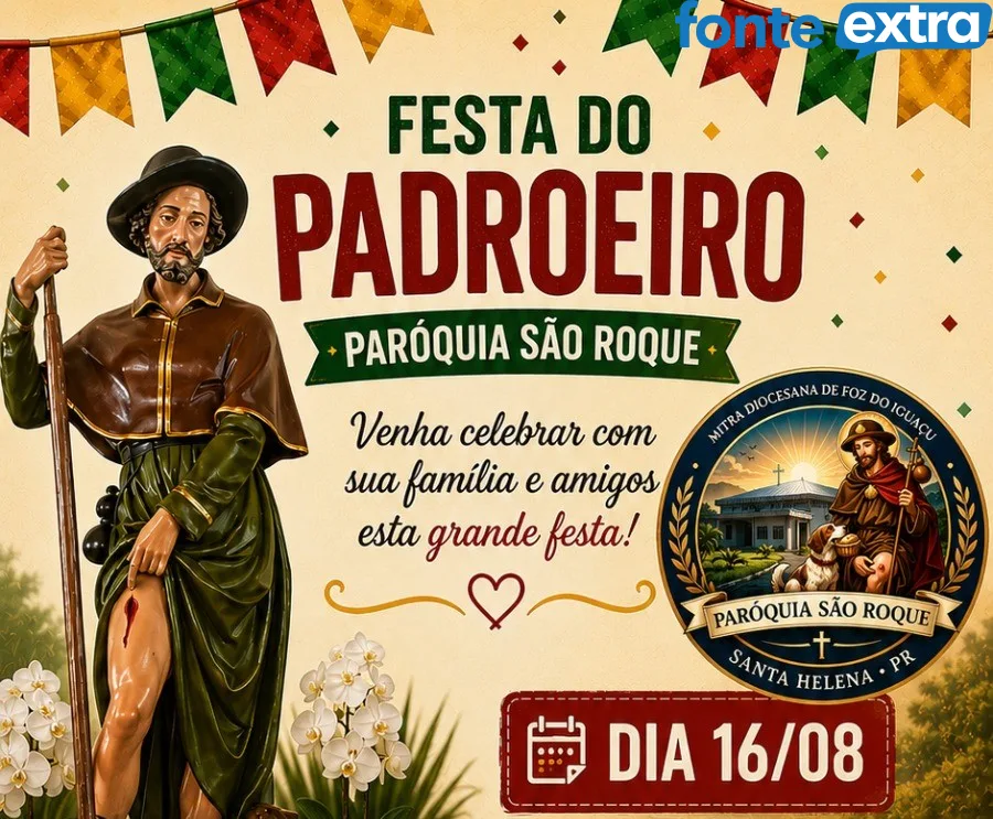 Paróquia São Roque celebra pela primeira vez a Festa do Padroeiro