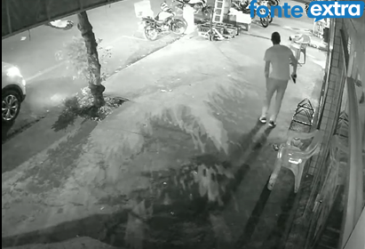Vídeo mostra momento em que entregador é morto a tiros e policial fica ferido em Medianeira