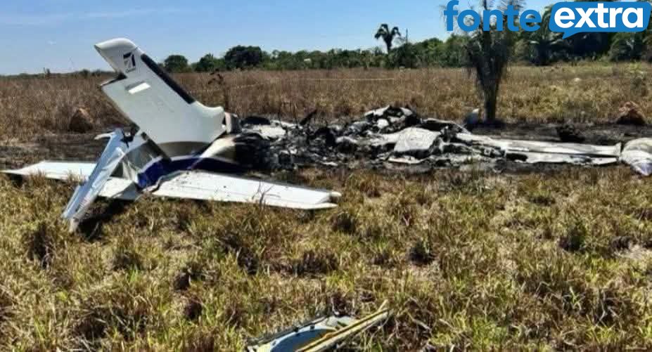 Avião que caiu no MS há uma semana levava dois paraguaios e um brasileiro