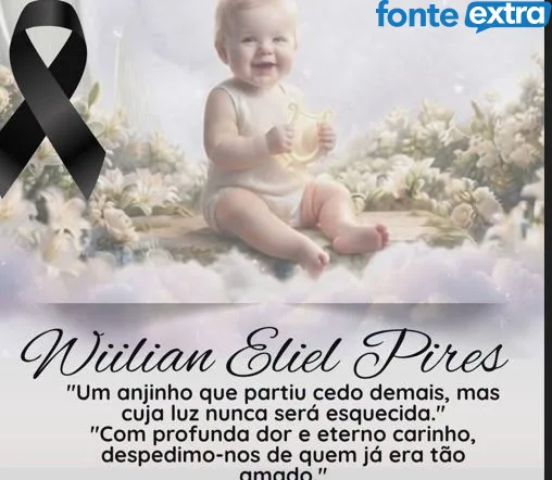Bebê vítima de acidente sepultado em Santa Helena