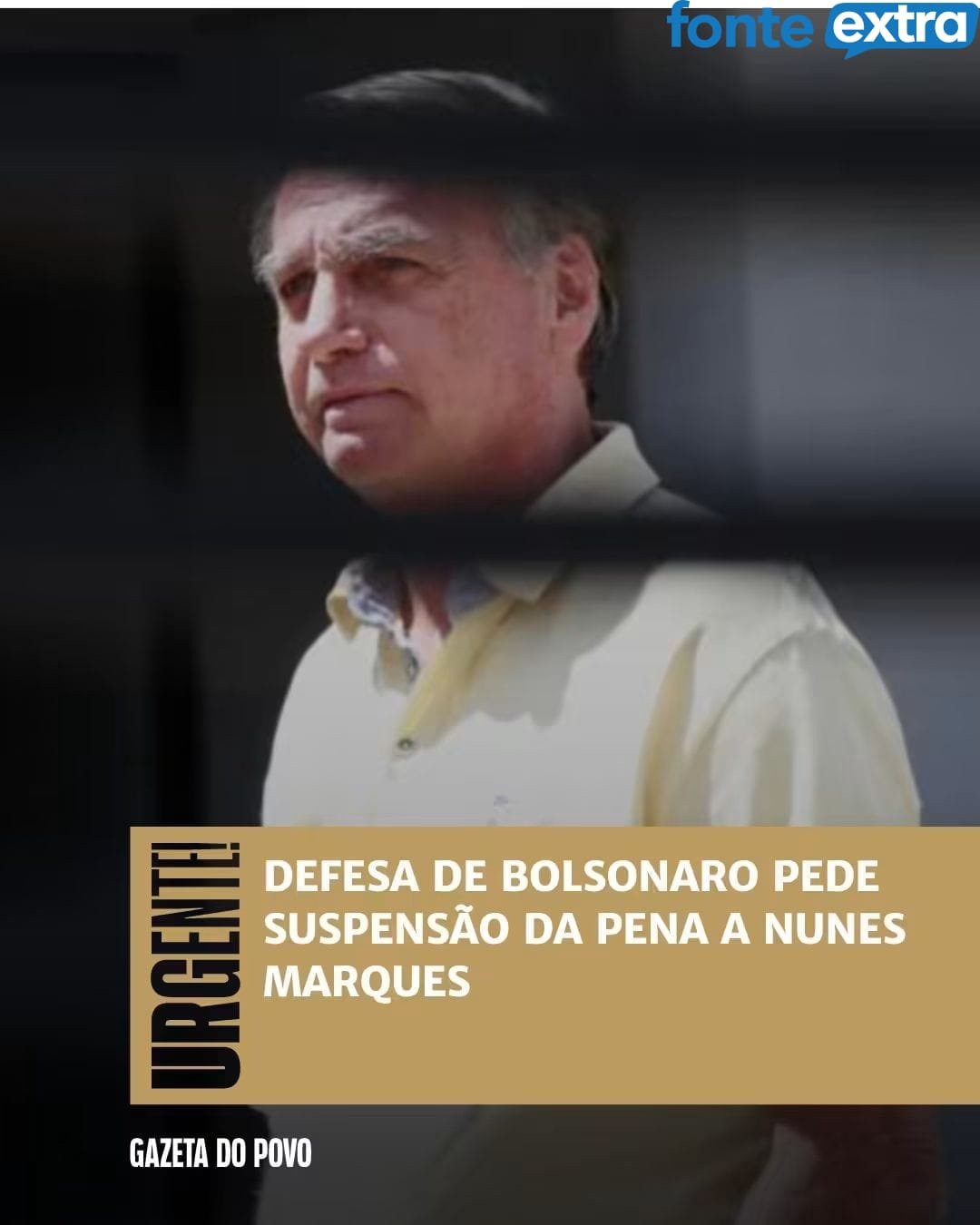 Defesa pede ao STF a suspensão da pena de Jair Bolsonaro