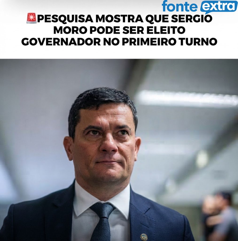 Paraná Pesquisas confirma Moro com reais chances de vencer no primeiro turno