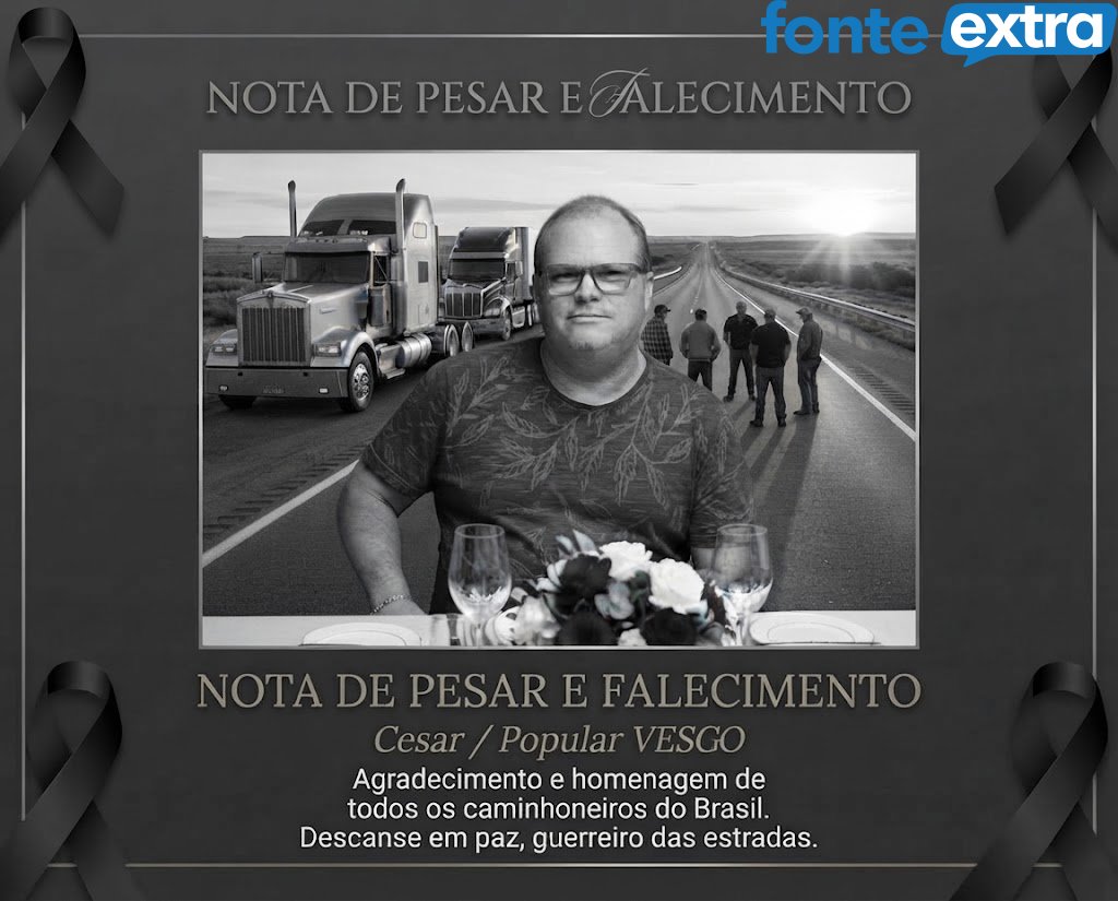 Falece caminhoneiro de Sub-Sede, distrito de Santa Helena. Amigos lamentam