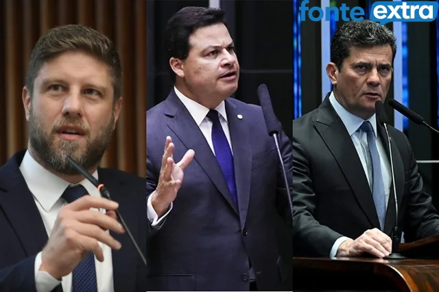 Candidatos ao governo do Paraná — Foto: Três candidatos ao governo do Paraná foram convidados para debate - Fotos: Orlando Kissner/Alep | Agência Senado | Carlos Moura/Agência Senado