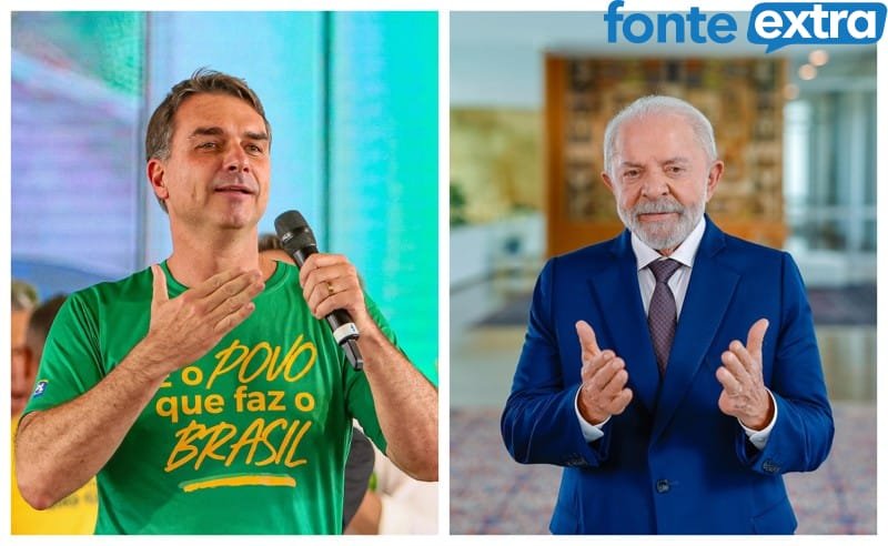 Está na Rede Globo: Quaest, 2º turno: Flávio Bolsonaro, 42%; Lula, 40%