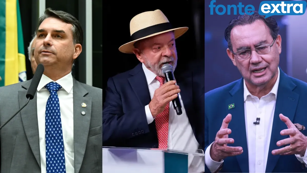 Pesquisa mostra Flávio pela primeira vez à frente numericamente no primeiro turno