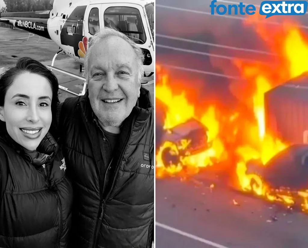 Repórter filma próprio acidente fatal de helicóptero. Piloto e outro morrem também (vídeo)