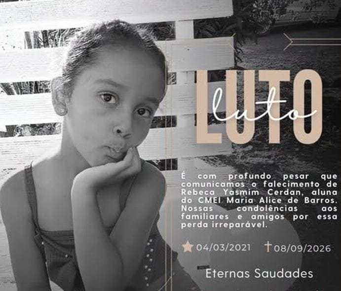 Tinha 5 anos menina morta pelo pai drogado em Ramilândia
