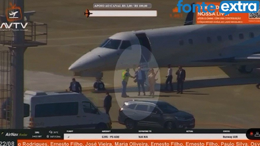 Cada vez mais enrolado! Vídeo registra viagem de Moraes e esposa em jatinho de Vorcaro