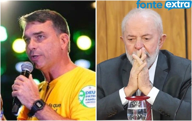 PT está tremendo na base.  Flávio Bolsonaro vence primeiro turno e vai com Lula ao segundo