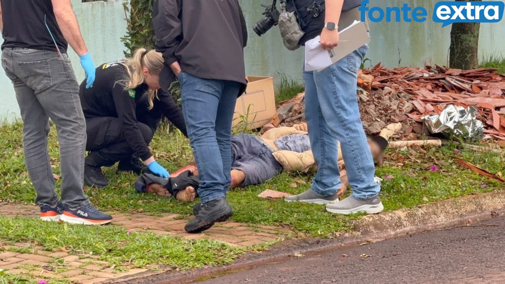 Polícia dá detalhes sobre homicídio em Santa Tereza. Vítima identificada e suspeito preso