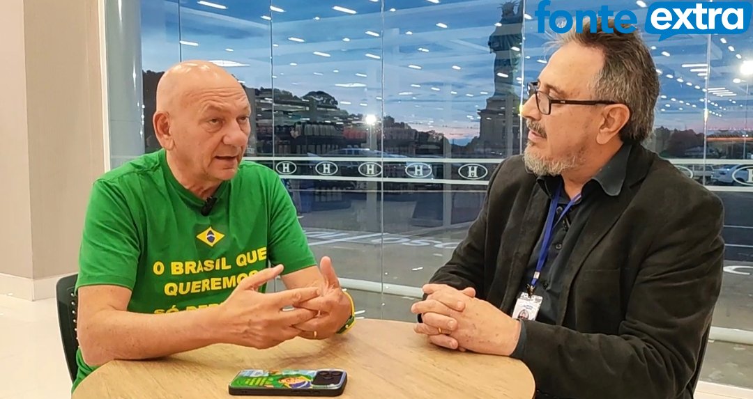 Véio da Havan dá entrevista exclusiva a Fonte Extra