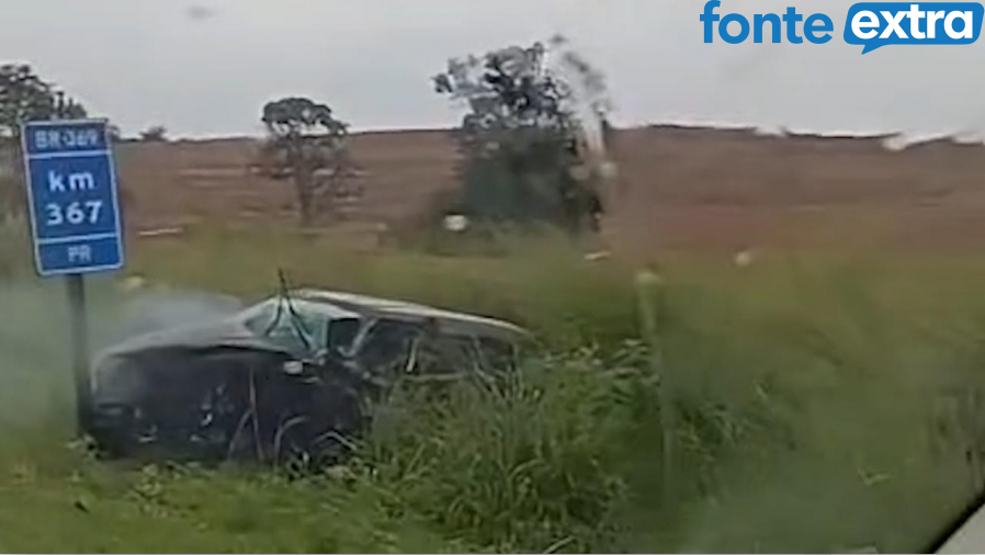 Colisão na BR-369 deixa um morto e seis feridos