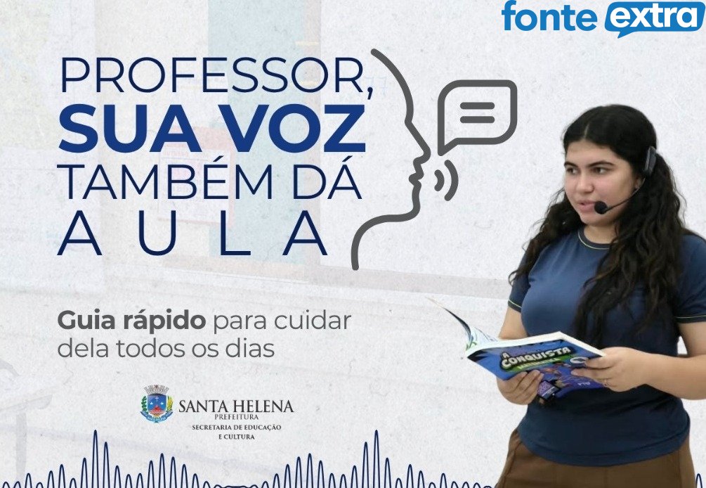 Guia ensina professores de Santa Helena a cuidar da voz