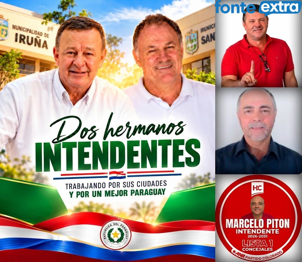 Dois irmãos paranaenses se elegem prefeitos de cidades vizinhas no Paraguai. Há outros brasileiros!