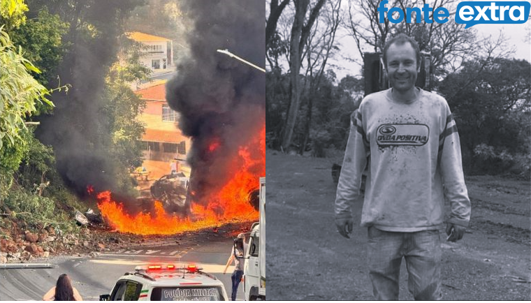 Motorista que morreu após carreta sem freio atingir veículos e provocar incêndio em SC
Foto: Redes Sociais