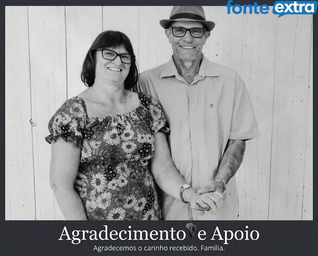 Nota de Agradecimento – Família de Pedro Paulo e Beatriz Teresinha Flach