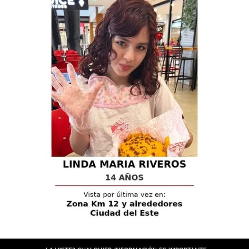Circula aviso de busca por adolescente de 14 anos desaparecida em CDE
