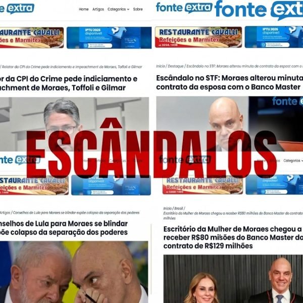 Casa caindo…(vídeo) Fonte Extra sempre denunciou desmandos de Moraes