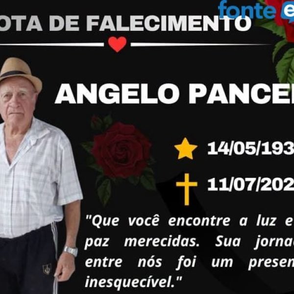 Falecimento de Angelo Pancera aos 91 anos
