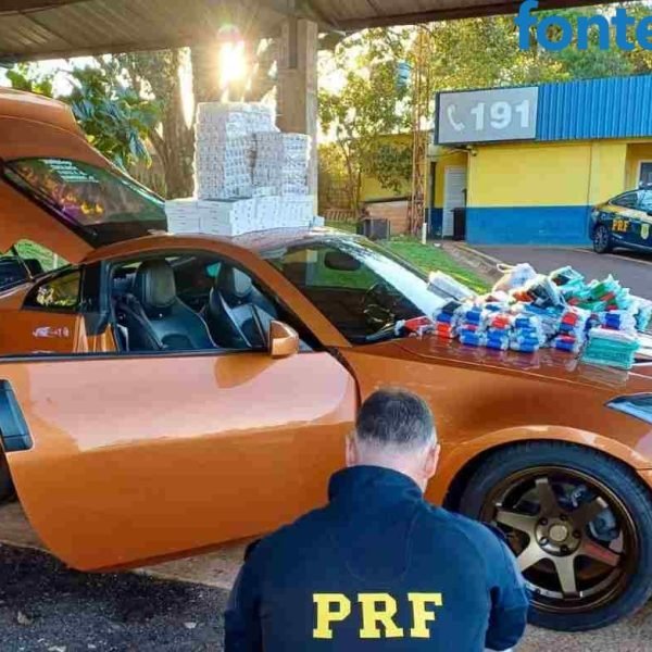 Motorista finge ir ao banheiro e foge para mata após ser flagrado com carga milionária na BR-277 (vídeo)