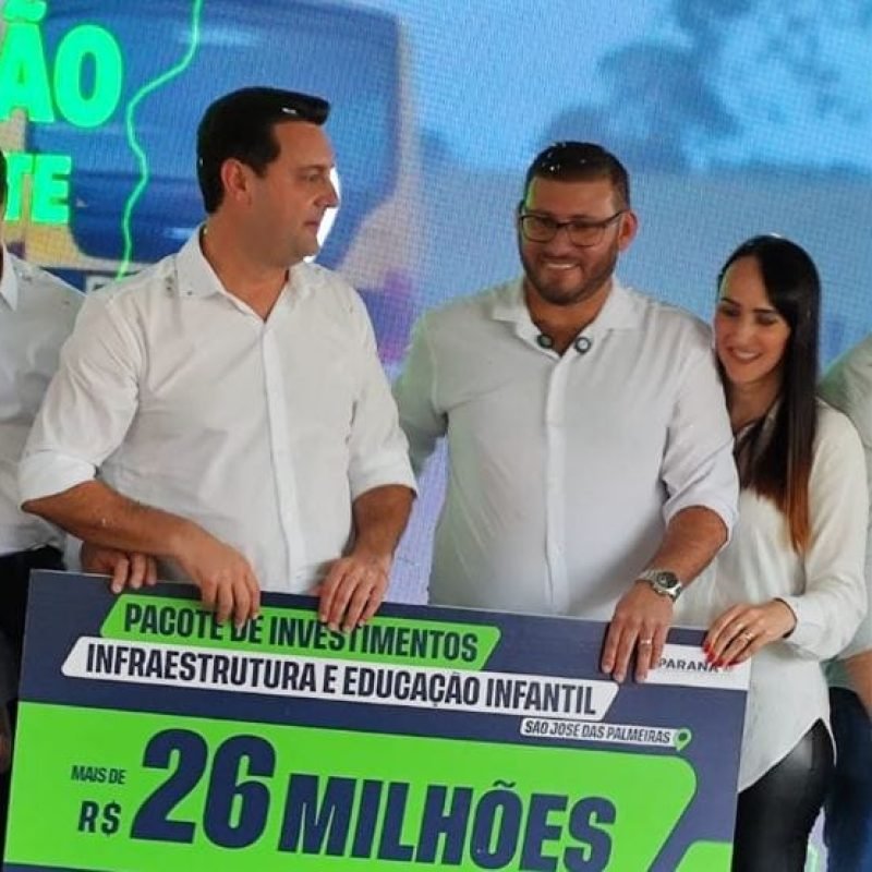 Ratinho em São José entrega 26 milhões em obras na tarde desta quarta-feira