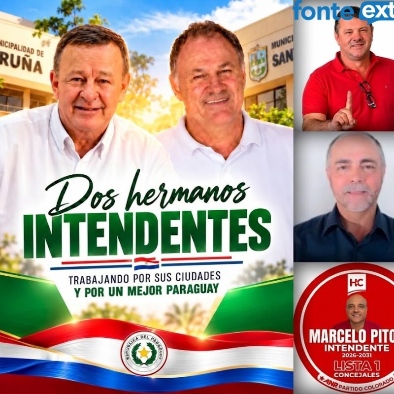 Dois irmãos paranaenses se elegem prefeitos de cidades vizinhas no Paraguai. Há outros brasileiros!