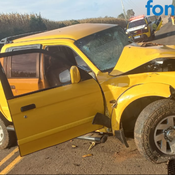 Colisão deixa três feridos na PR-180, em Francisco Beltrão