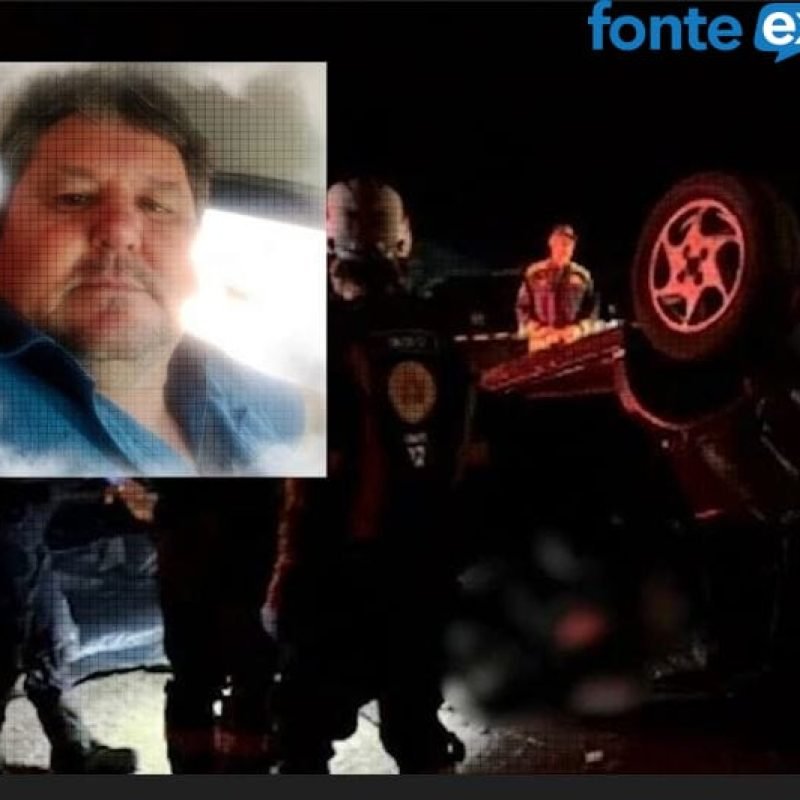Capotamento na PR-488 (vídeo) deixa uma vítima fatal; motorista é identificado