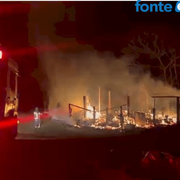 Incêndio criminoso mata animais e destrói curral em São Roque, no interior de Rondon
