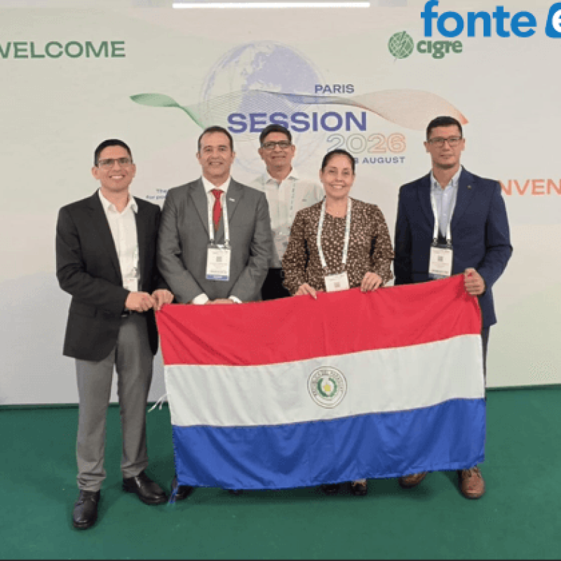 Profissionais da Itaipu e do Parque Tecnológico representam o Paraguai em evento mundial de energia em Paris