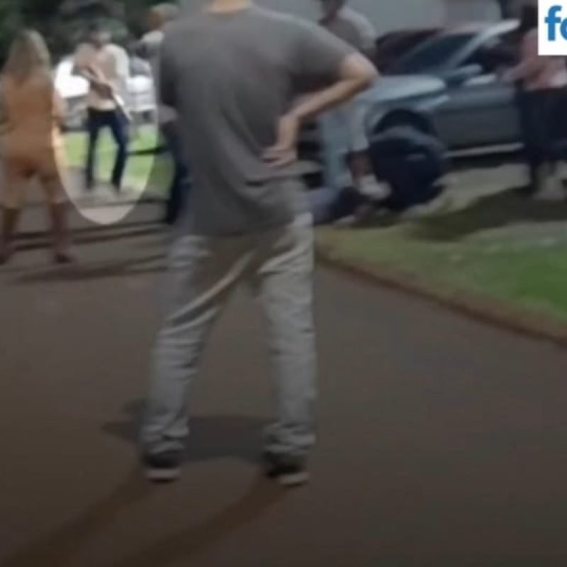 Vídeo flagra momento do homicídio em São Clemente, distrito de Santa Helena