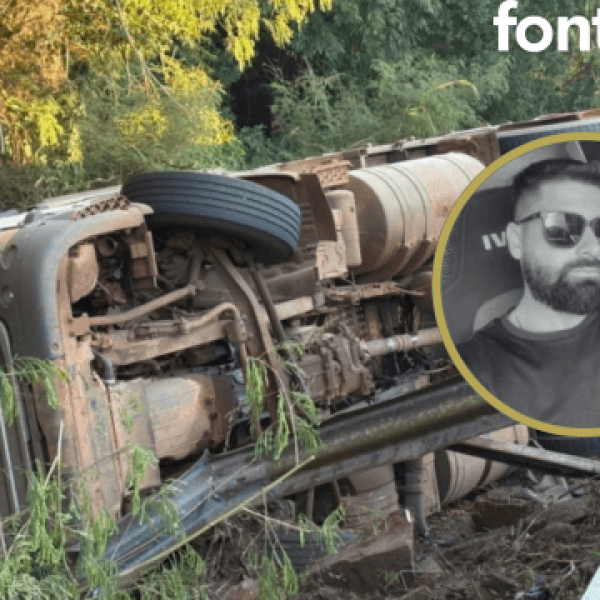 Identificado motorista que morreu após tombamento de caminhão. Vida interrompida aos 35 anos