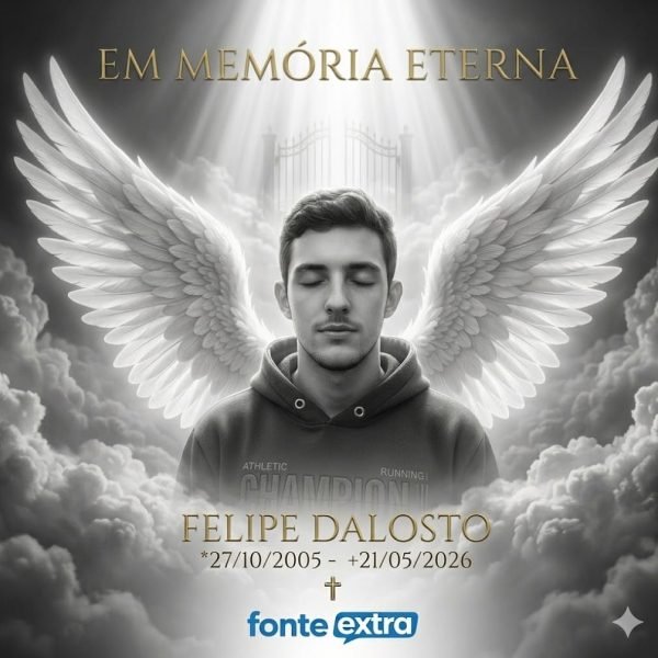 Jovem Felipe Dalosto será sepultado no interior de Santa Helena neste sábado. “Ia para escola de inglês”