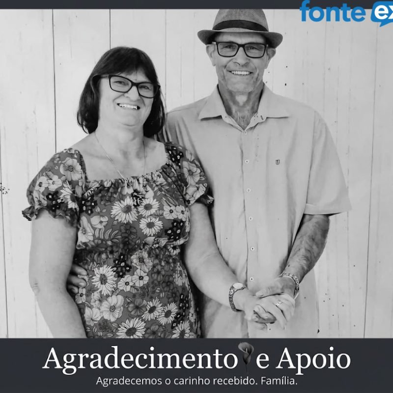 Nota de Agradecimento – Família de Pedro Paulo e Beatriz Teresinha Flach