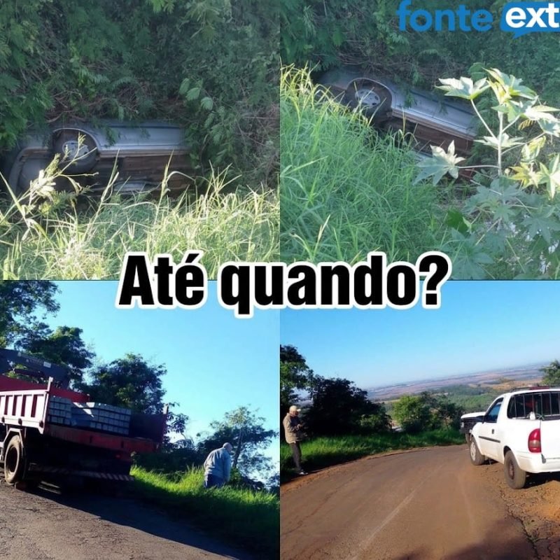 DESCASO E PERIGO: Obra paralisada no trecho Santa Helena-Ramilândia registra mais um acidente