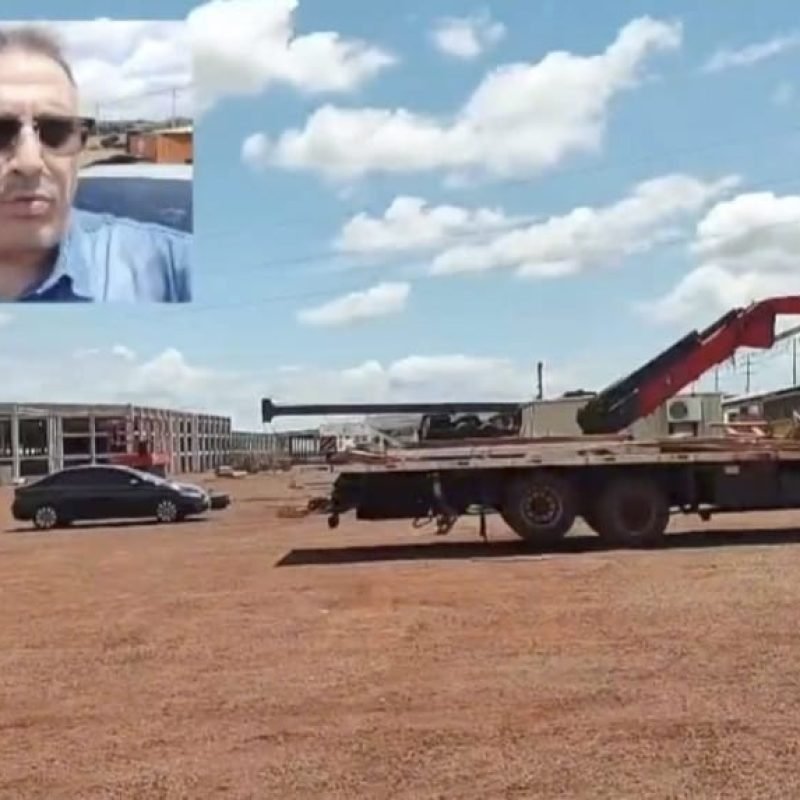 Em pouco mais de duas semanas, ladrões agiram duas vezes em frigorífico que está em construção em Santa Helena (vídeo)