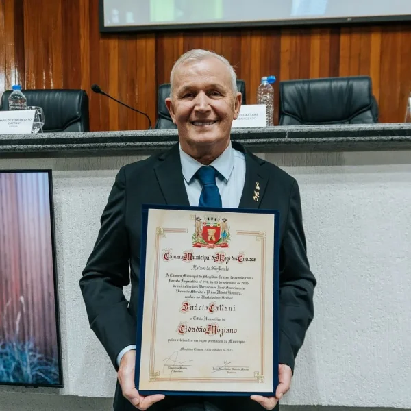 Santa-helenense vai receber homenagem da câmara de Suzano, SP