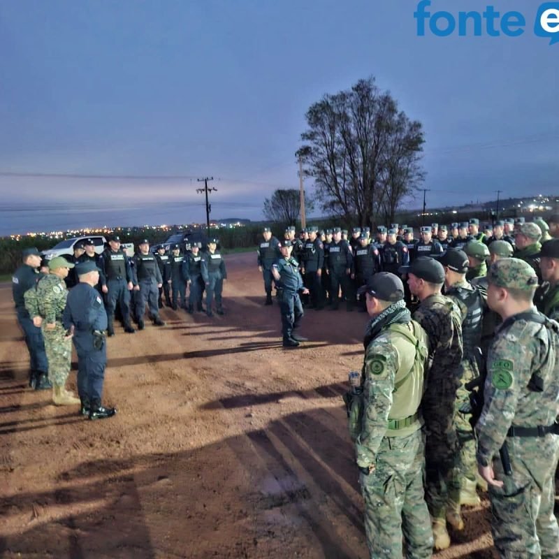 Luta por asfalto: Polícia aciona contingente (vídeo) para acompanhar manifestação na PY07