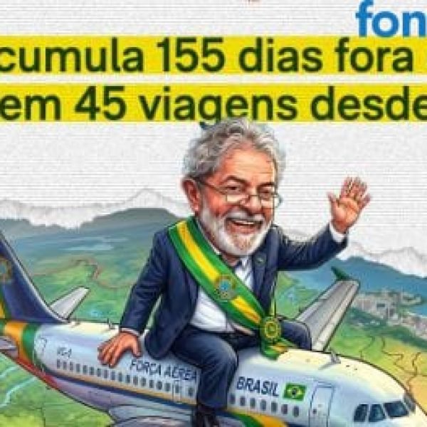 Farra não para! Governo Lula torra R$155 milhões com viagens em 14 dias