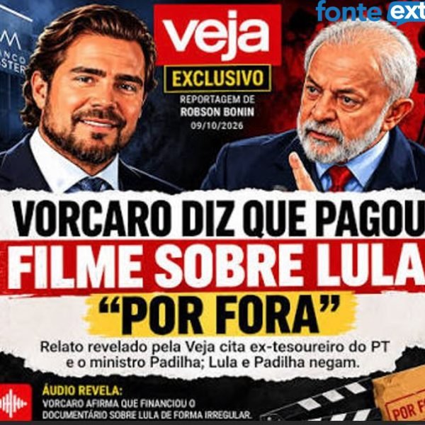 Vorcaro diz ter negociado com Vaccari pagamento de R$ 30 milhões em dinheiro vivo ligado a filme sobre Lula